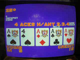 Aces with a kicker, held one ace -- Sharon's