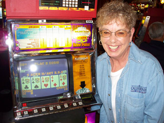Sharon's second set of Aces with kicker on our final day